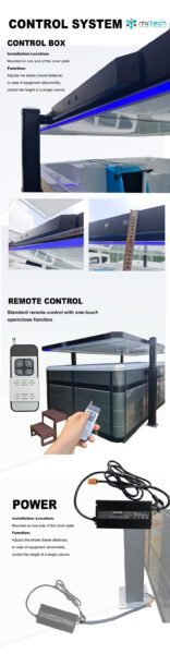 Outdoor Electric Lift Pool Cover for Insulated