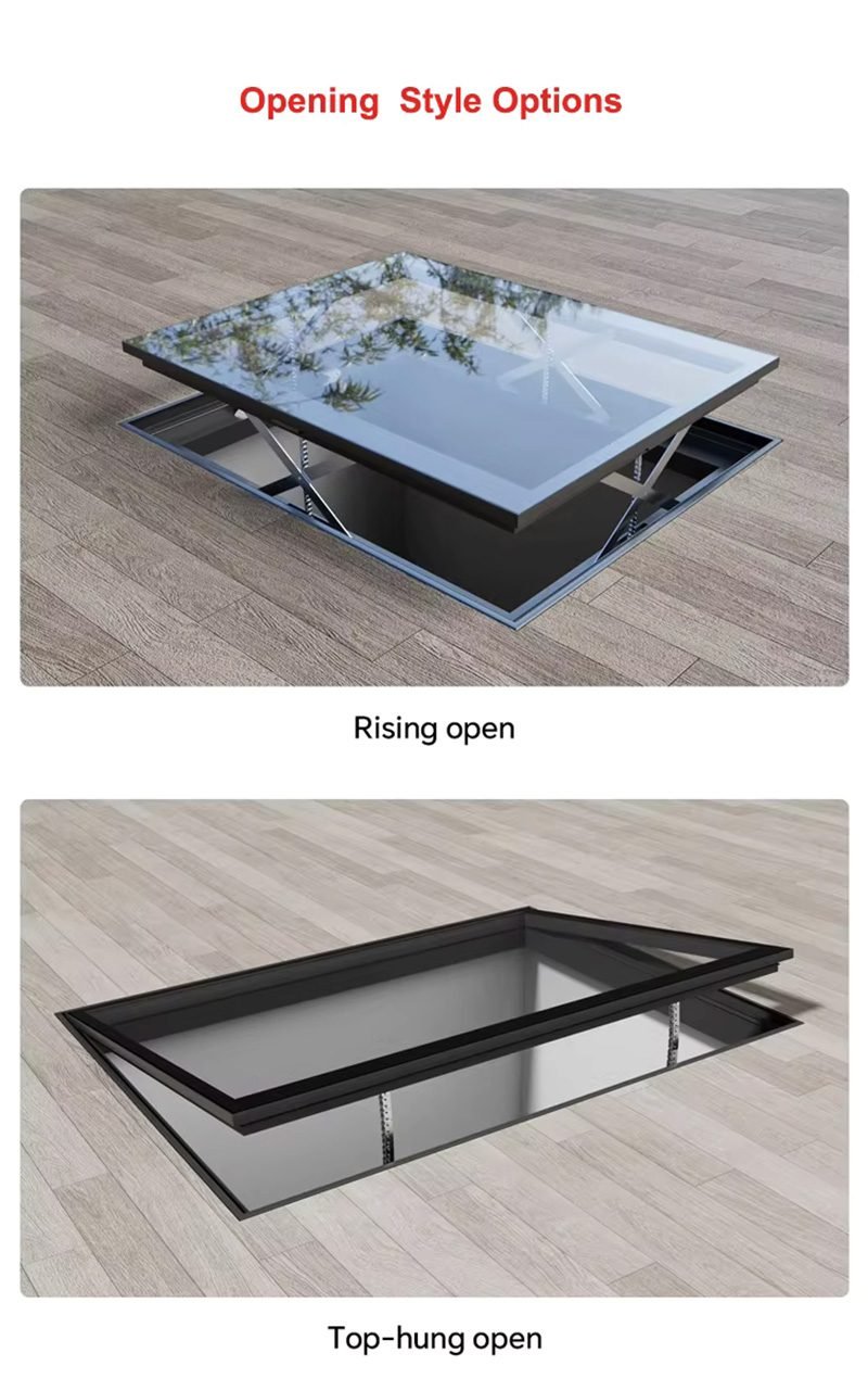 Premium Quality Motorized Vertical Rise Skylight 7