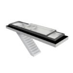 Sliding Skylight With Rail Glass Roof Top Cover