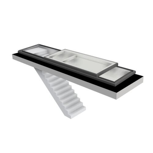 Sliding Skylight With Rail Glass Roof Top Cover