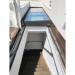Sliding Skylight With Rail Glass Roof Top Cover