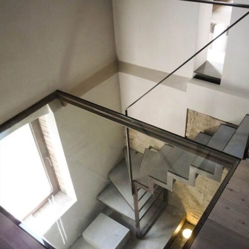Automatic Open Walk On Glass Skylight