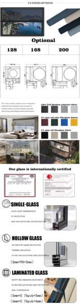 Automatic Aluminum Alloy Vertical Lift up windows