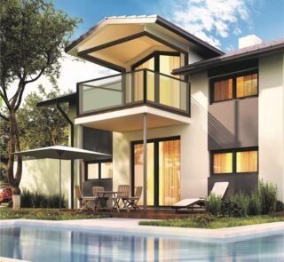Automatic Aluminum Alloy Vertical Lift up windows