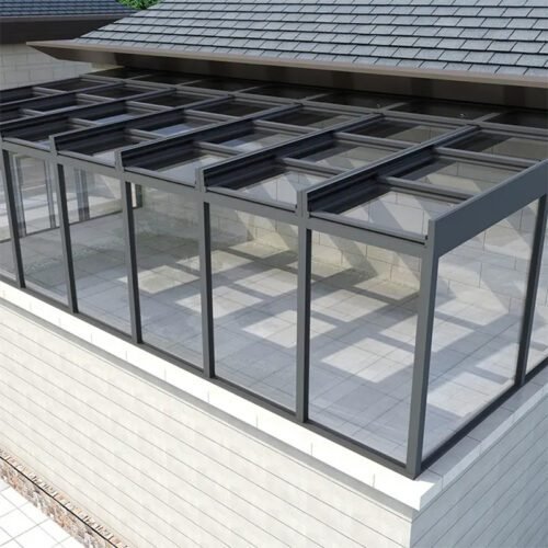 Automatic Retractable Glass Roof Skylight