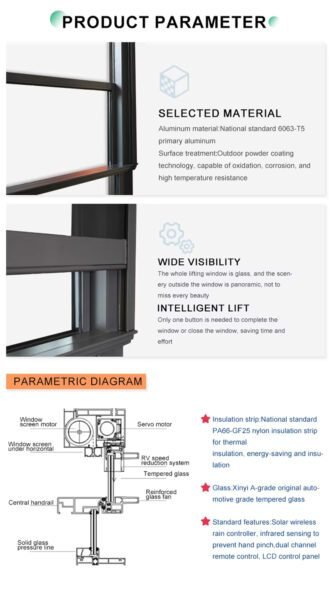 Automatic Vertical Lift Up Balcony 8