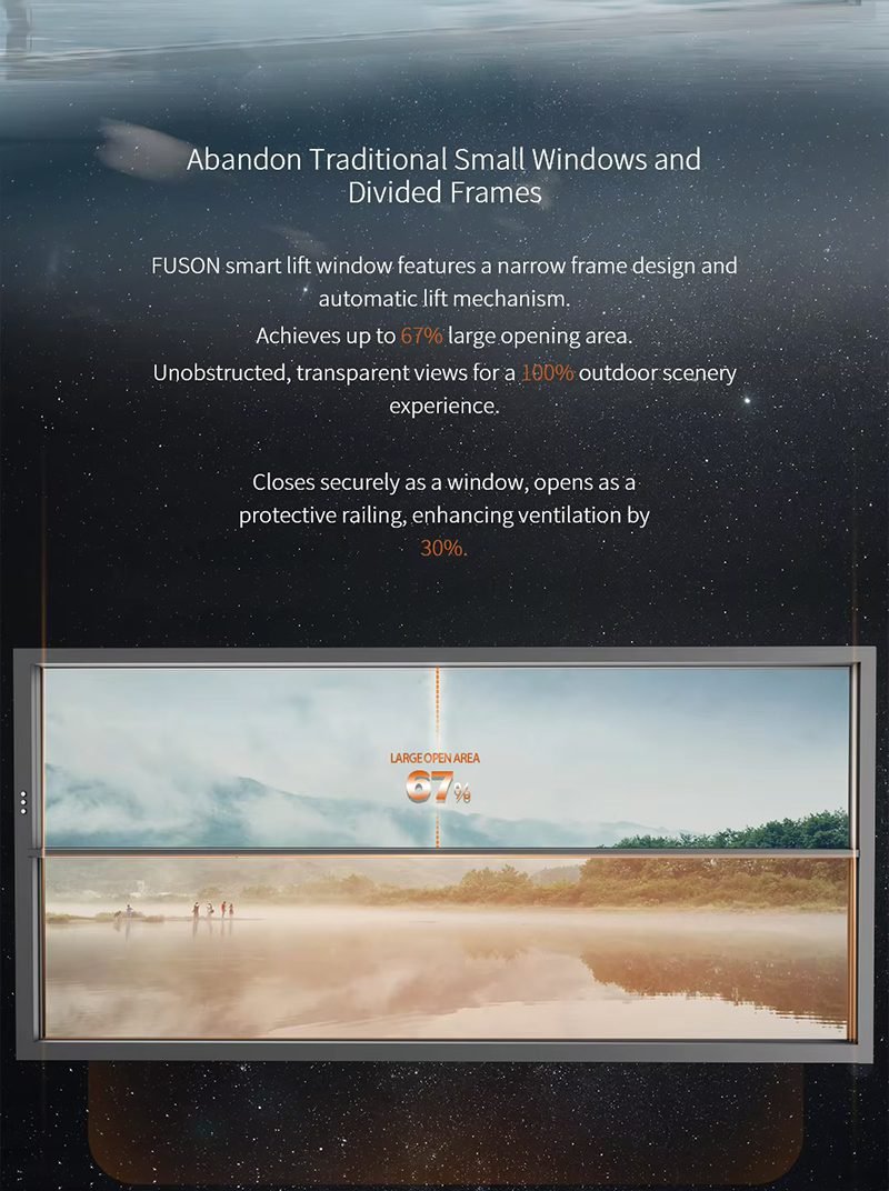 Automatic Vertical Lift Up Window