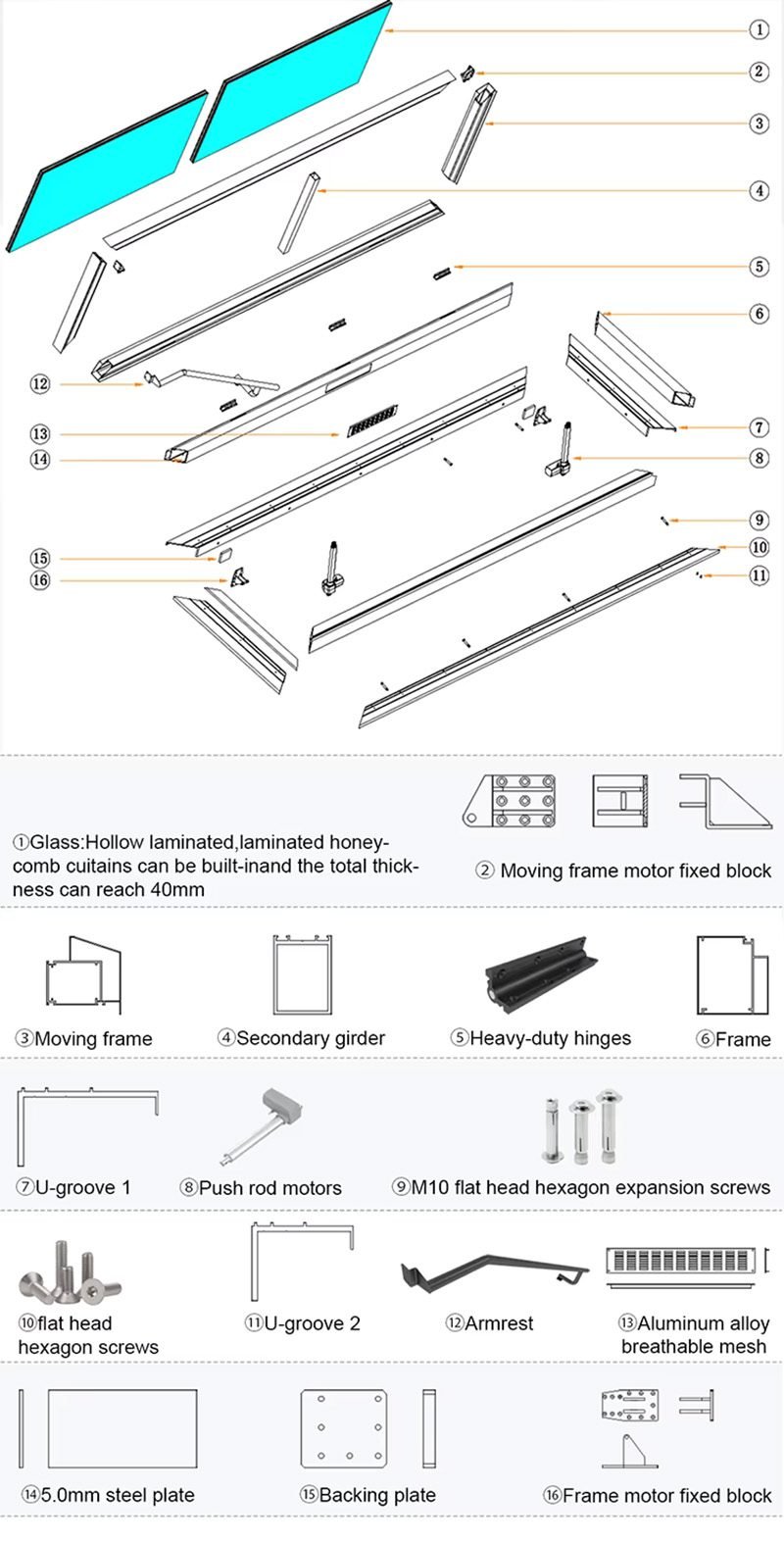 Building Roof Access Hatch Skylight 7
