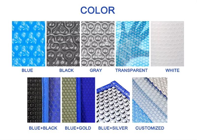 Customized Automatic Bubble Swimming Pool Cover