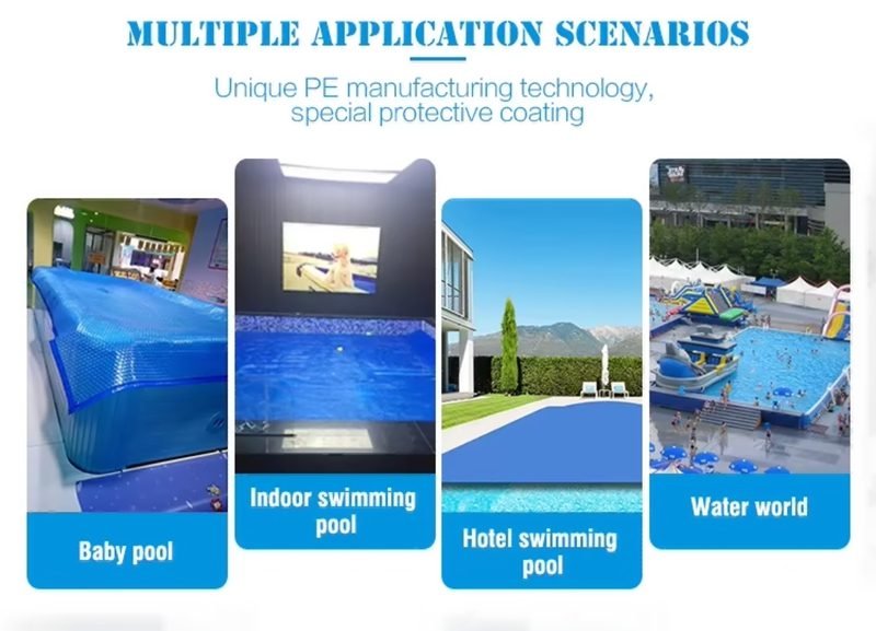 Customized Automatic Bubble Swimming Pool Cover