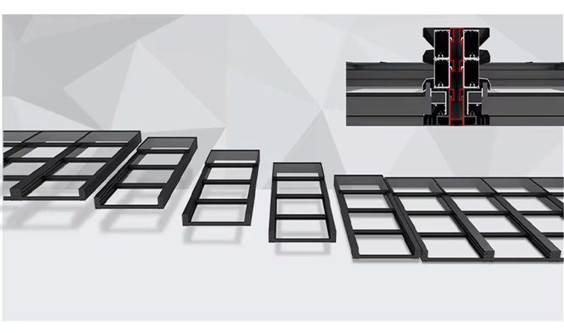 Electric Telescopic Glass Roof