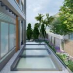 Electric Telescopic Glass Roof