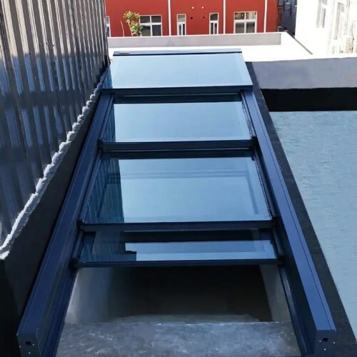 Electric Telescopic Glass Roof