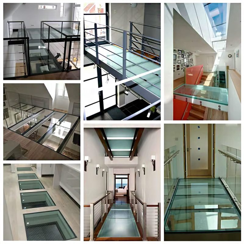 High Strength Tempered Glass Walkway for Transparent