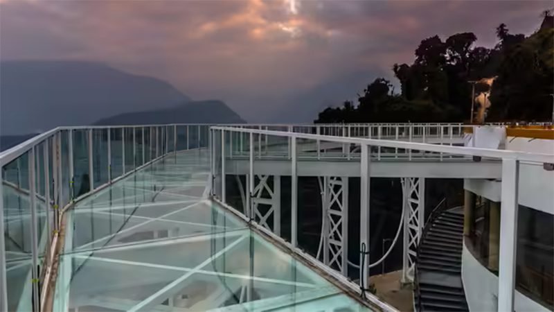 High Strength Tempered Glass Walkway for Transparent