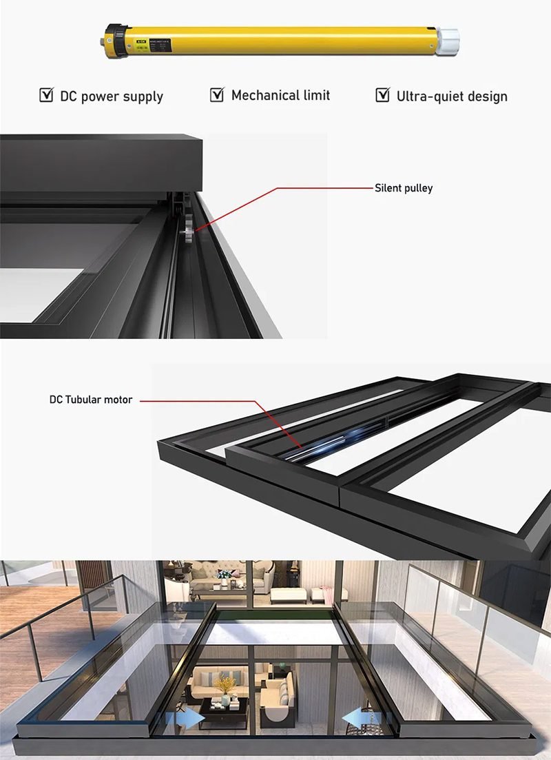 Motorized Sliding Roof with Remote Control 11