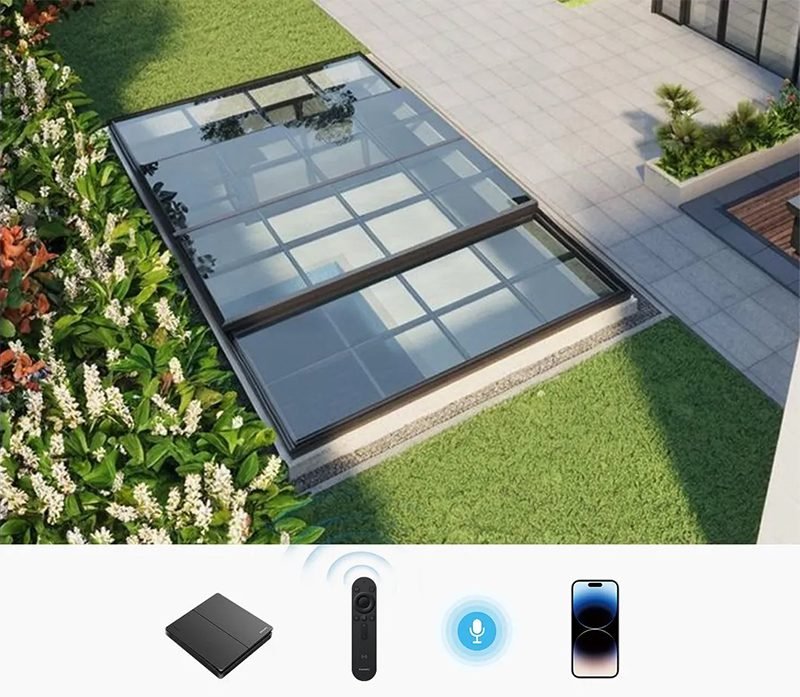 Motorized Sliding Roof with Remote Control 12