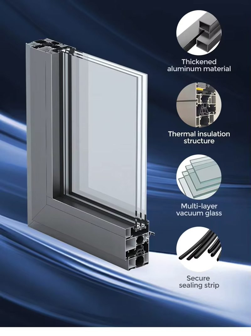 Motorized Vertical Sliding lift Window