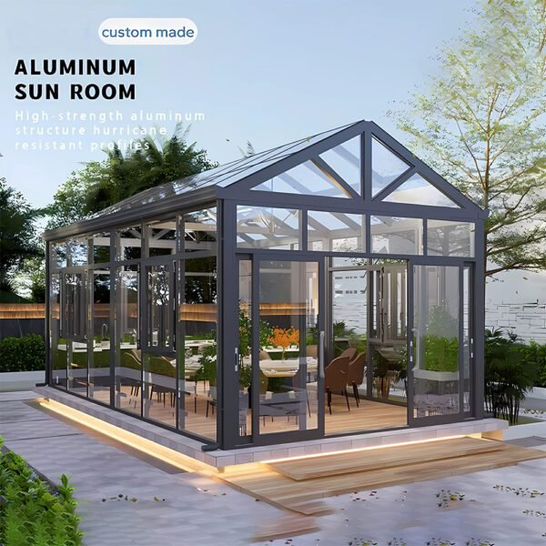 Prefabricated Aluminum Sunroom Glass House