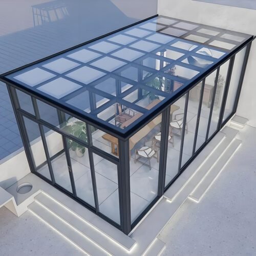 Prefabricated Aluminum Sunroom Glass House