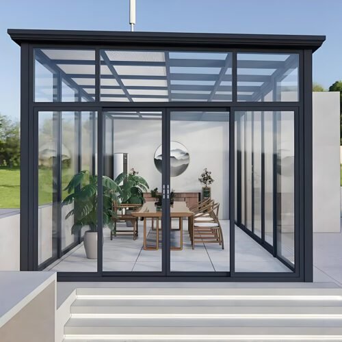 Prefabricated Aluminum Sunroom Glass House