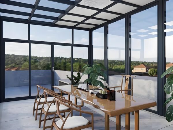 Prefabricated Aluminum Sunroom Glass House