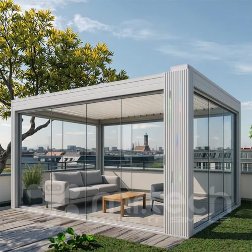 Aluminium Bioclimatic Pergola