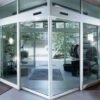 Angular Glass Door