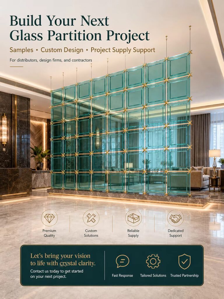 Square Solid Glass Hanging Panel