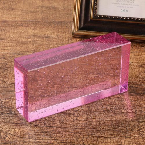 Bubble Crystal Brick Decorative