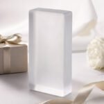 Frosted Solid Glass Bricks for Indoor Outdoor Decoration