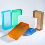 Frosted Solid Glass Bricks for Indoor Outdoor Decoration