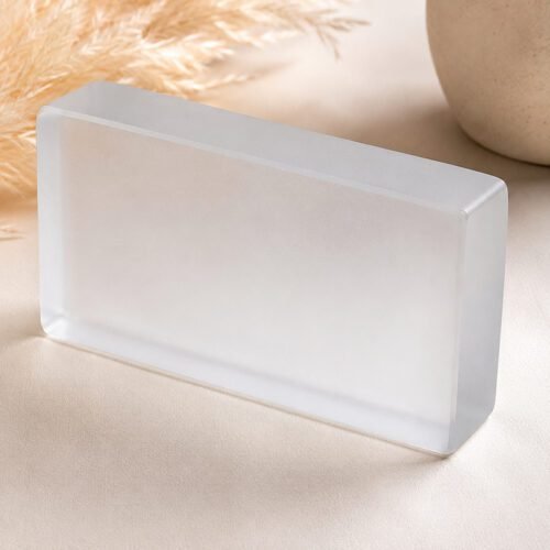 Frosted Solid Glass Bricks for Indoor Outdoor Decoration