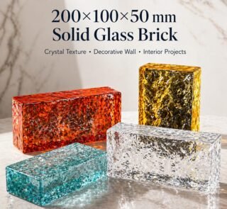 Glass Brick Pattern for Wall Tiles