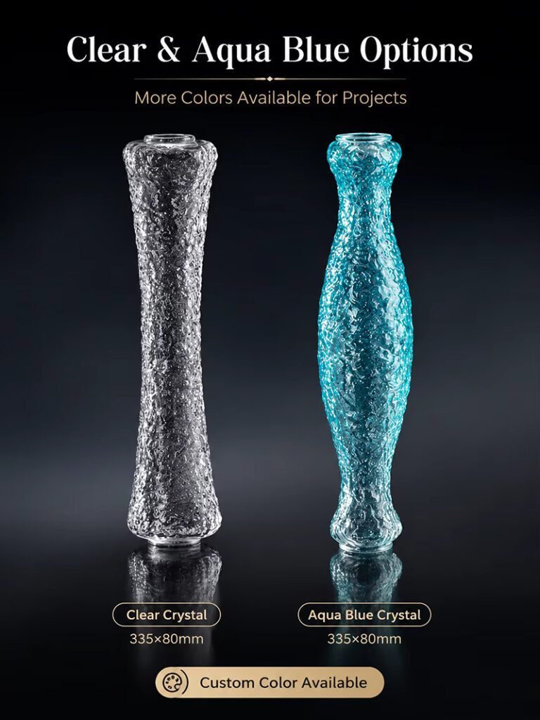 Hammered Ice Crystal Texture Glass