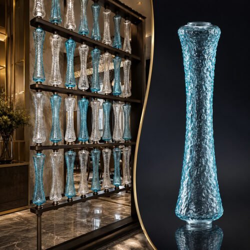 Hammered Ice Crystal Texture Glass