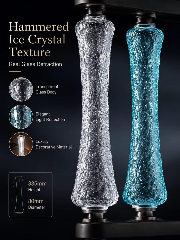 Hammered Ice Crystal Texture Glass