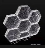 Hexagon Solid Glass Bricks