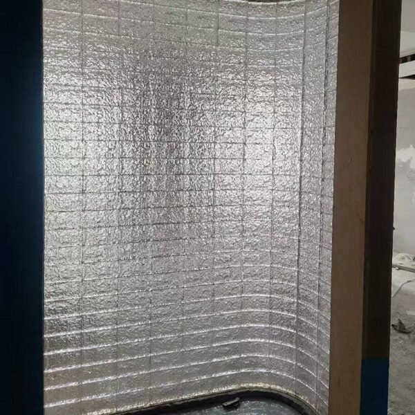 Ice Patterned Color Curved Glass Brick