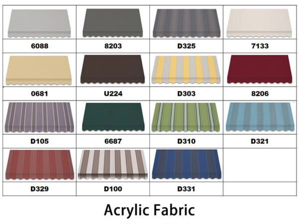 Motorized Folding Arm Window Awning