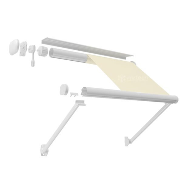 Motorized Folding Arm Window Awning