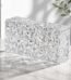 Ultra Clear Diamond Pattern Solid Glass Brick